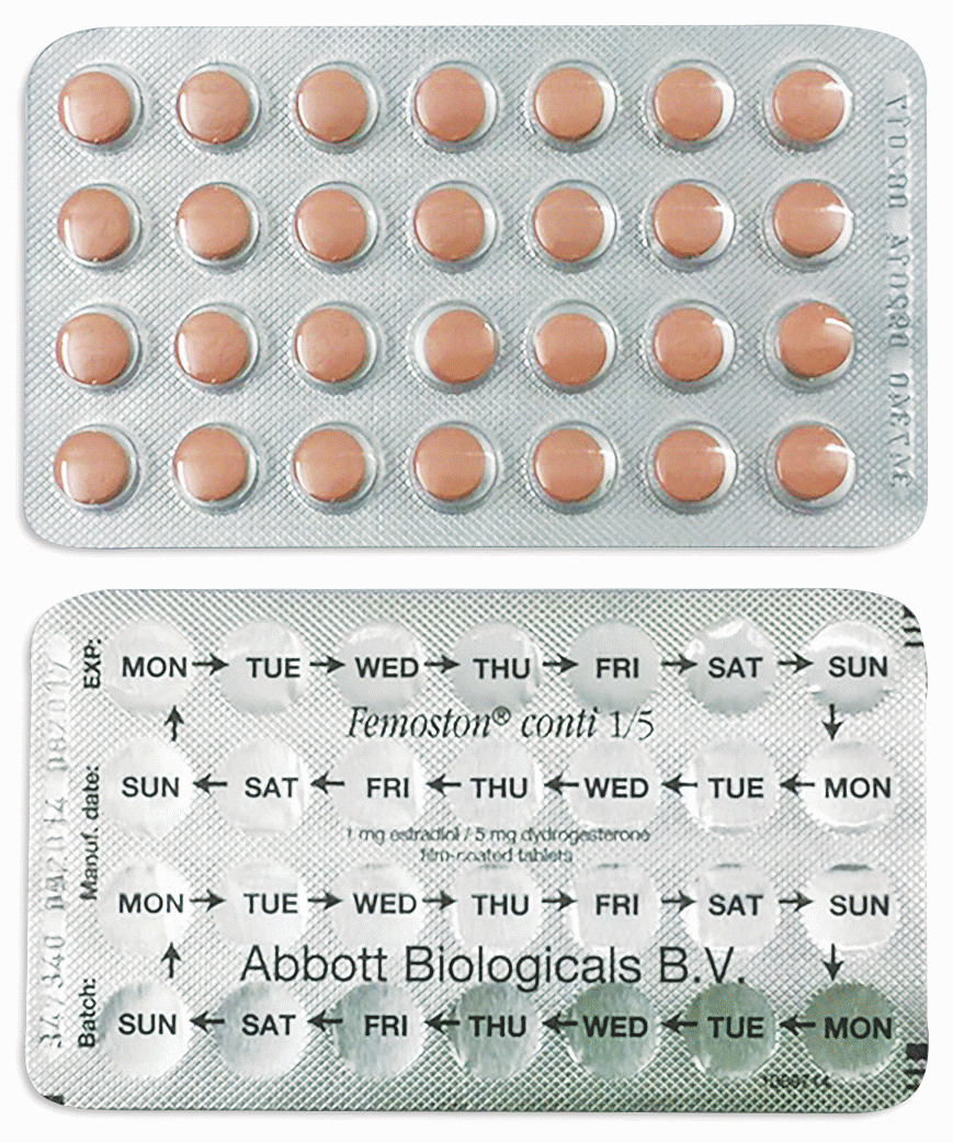 Фемостон конти фото упаковки
